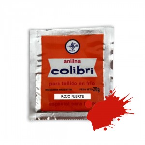 COLIBRI ANILINA ROJO FUERTE x 20gr